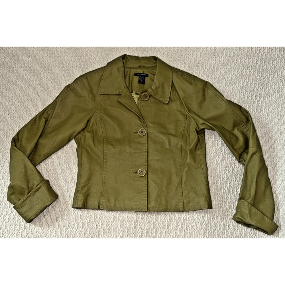 Boston Proper Women's Genuine Leather Jacket Size 14